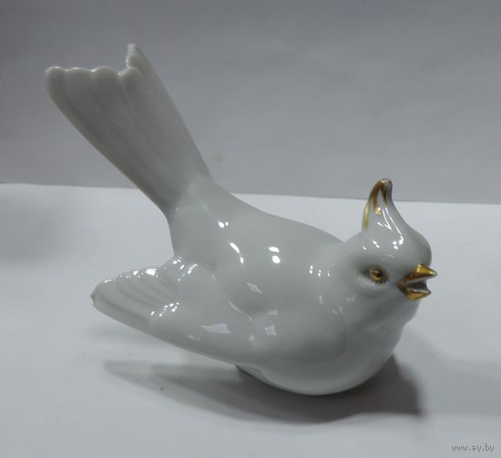 Статуэтка фарфоровая "Птица" 80-е годы Германия. Высота 8 см.