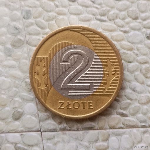 2 злотых 1994 года Польша. Третья Республика. Красивая монета!