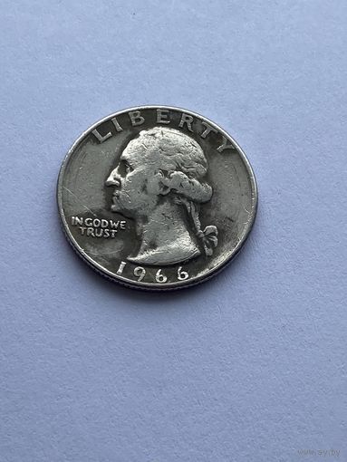 25 центов 1966 г., США