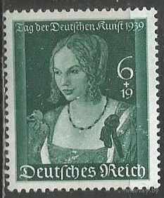 Германия(Рейх). День искусств. А.Дюрер. 1939г. Mi#700.