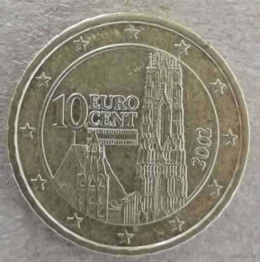 Австрия 10 евроцентов, 2002 г., KM# 3085