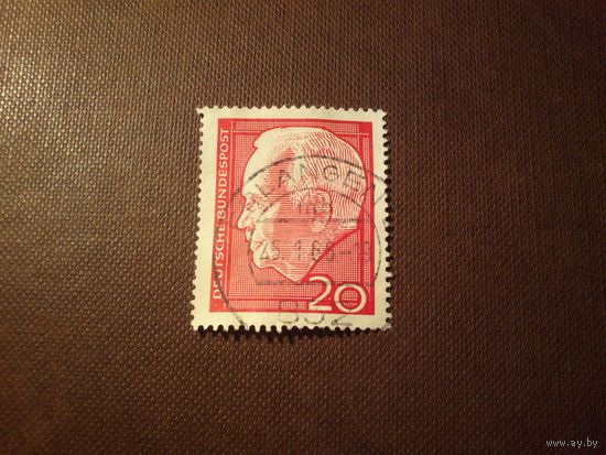 ФРГ 1964 г. Карл Генрих Любке - федеральный президент Германии 1959 -1969 гг.