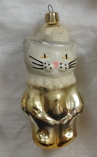 Ёлочная игрушка кот в сапогах