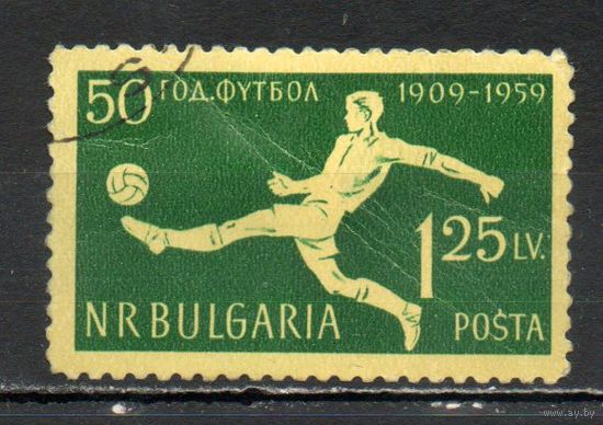 50-летие болгарского футбола Болгария 1959 год 1 марка