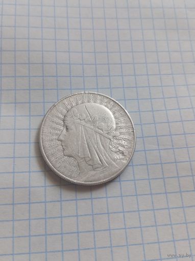 10 злотых 1933 года