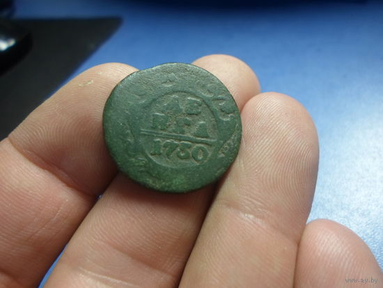 Денга 1750 г. (6) Российская Империя