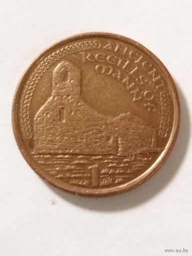 Остров Мэн 1 пенни 2002