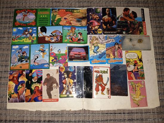 Наклейки 90-х Лот 12