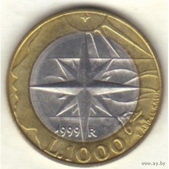 Сан-Марино 1000 лир, 1999 UNC