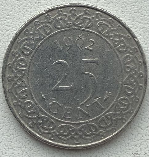 Суринам 25 центов 1962 г.
