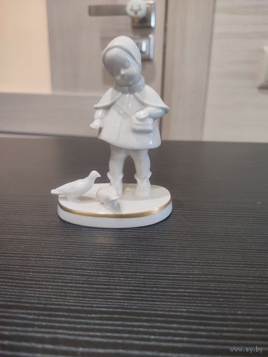 Статуэтка девочка с голубями rosenthal германия