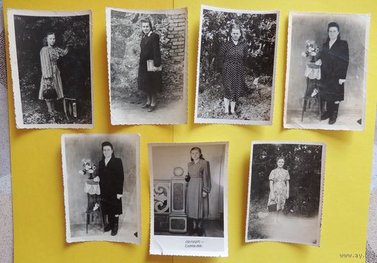 Фото "Женские портреты", 1950-1960-е гг. Цена за единицу