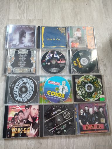 Cd диски рок-металл,11 шт,с рубля
