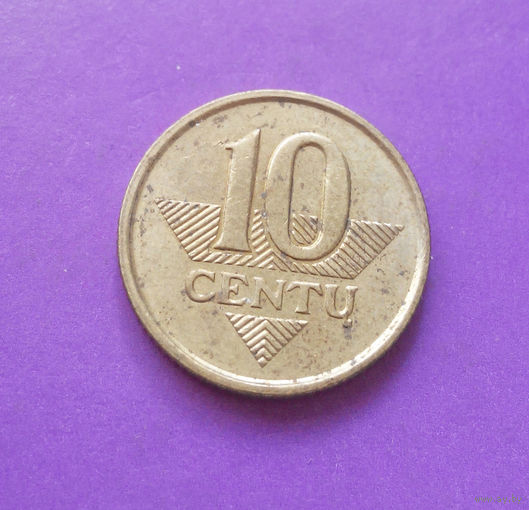 10 центов 1999 Литва #04