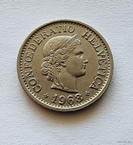 Швейцария 10 раппенов, 1968