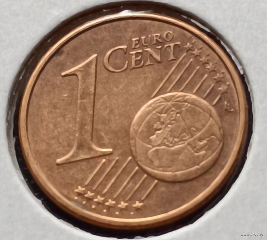 Франция. 1 евроцент 2008 года. (*).