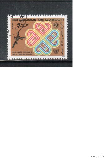 Джибути-1983 (Мих.371) гаш. , Коммуникации, Спутник(одиночка)