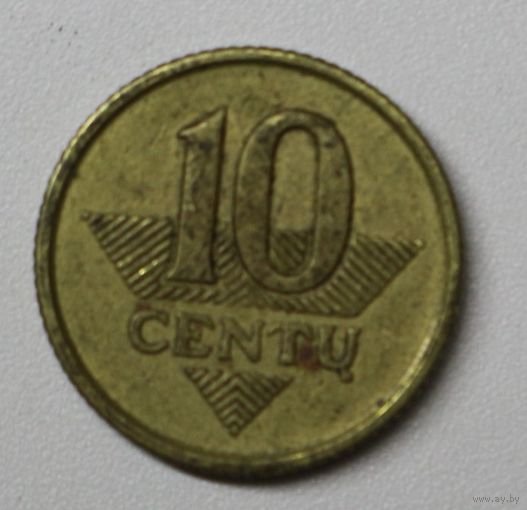Литва, 10 центов, 1997 год
