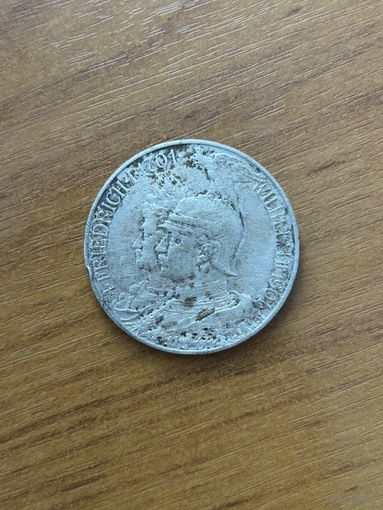 5 марок вильгельм 2 1901г