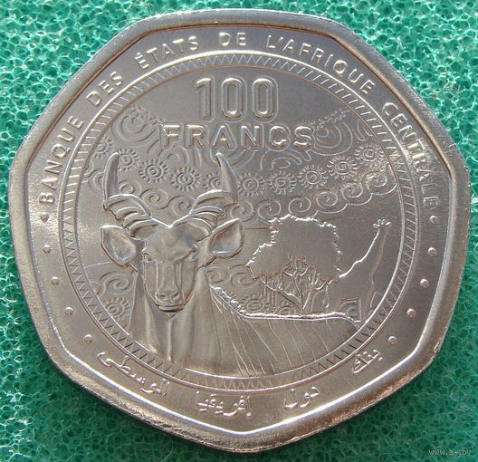 Центральная Африка (BEAC)  100 франков 2024 год  UC#7