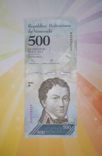 Венесуэла 500 боливар 2016 г.
