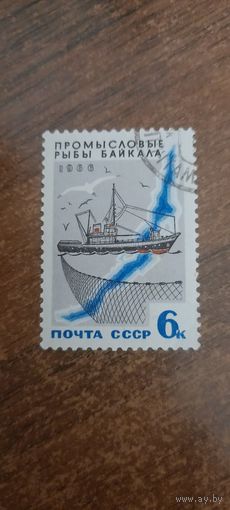 СССР 1966. Промысловые рыбы Байкала. Марка из серии
