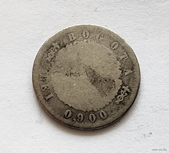 Колумбия 1 реал, 1852