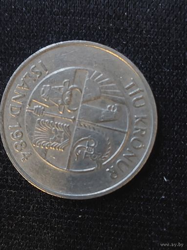 10 крон исландия 1984