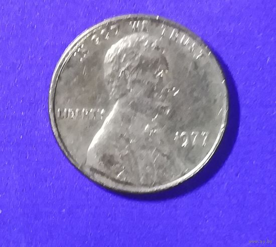1 цент США 1977 г