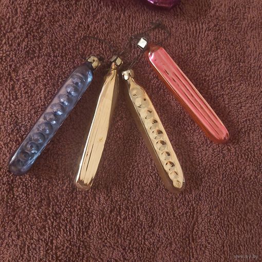 Льдинки ,ёлочные игрушки одним лотом редкие