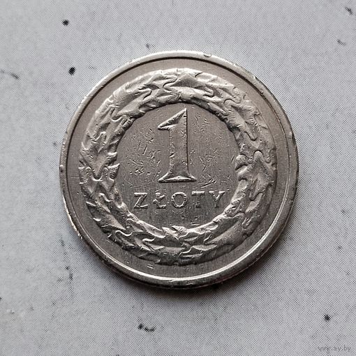 1 злотый 1992 года Польша. Третья Республика.