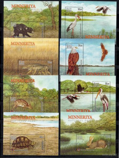 Шри-Ланка 2025 Фауна Национального парка  Птицы Животные 10 марок+10 блоков (2502)