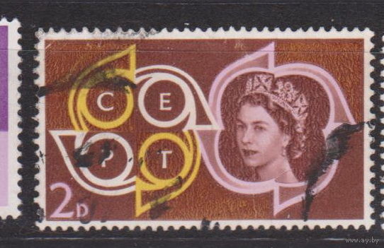 Евросепт Елизавета II Известные  Люди личности Великобритания 1961 год лот 9