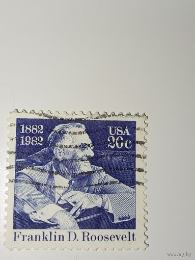 США 1982 к столетию со дня рождения Франклина Д. Рузвельта.