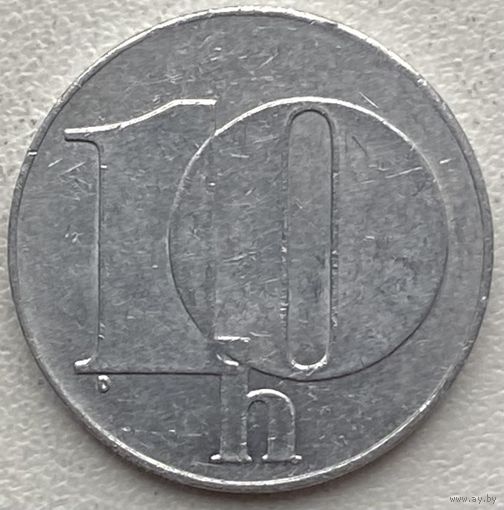 Чехословакия 10 геллеров 1991 г.