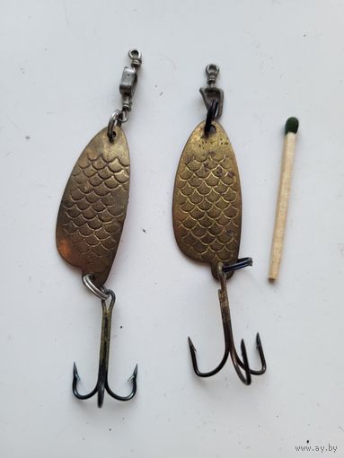 Блесна ОЗЕРНА (Рыболов), завод ПО Блесна (бывший Завод пластмассовых спорттоваров г. Отрадное), СССР