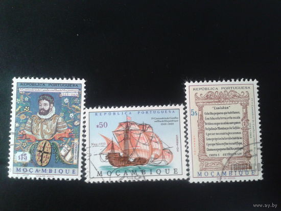 Мозамбик, колония Португалии, 1969. 400 -летие пребывания поэта Камоэса на острове Мозамбик