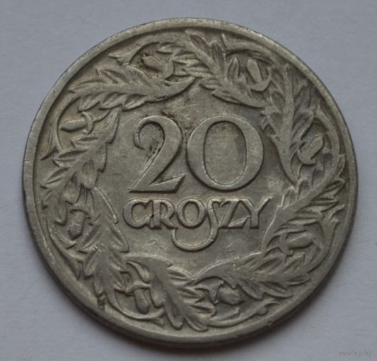 Польша, 20 грошей 1923 г.