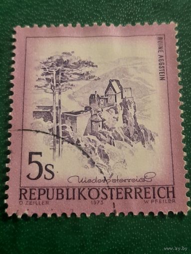 Австрия 1973. Архитектура. Ruine Aggstein