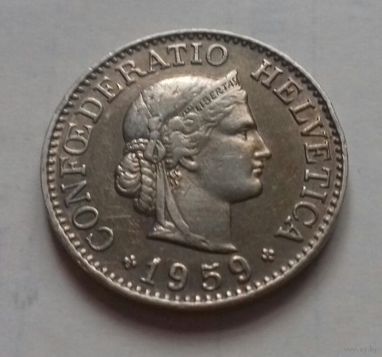 10 раппен, Швейцария 1959 г.