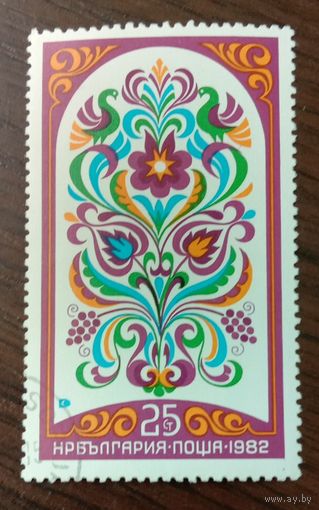 Марка Болгария 1982