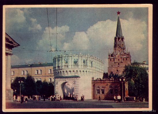 1957 год Москва Троицкая и Кутафья башни