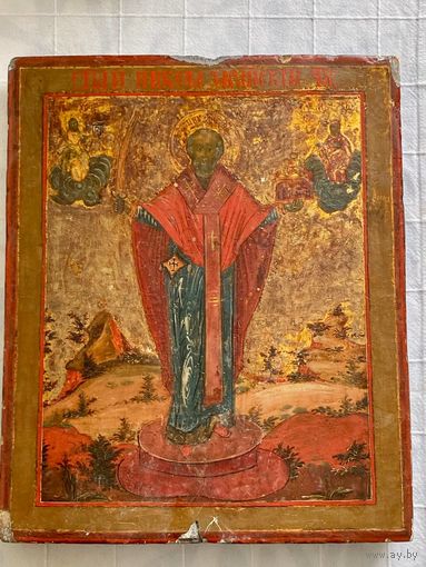 Икона  [Свт. Николай Чудотворец (Можайский)]25*30