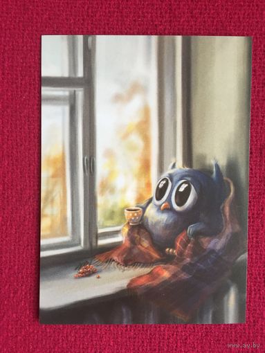 Сова у окна. Анна Вороная. Чистая.