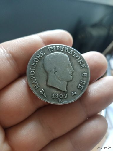 5 лир 1809 Италия Наполеон