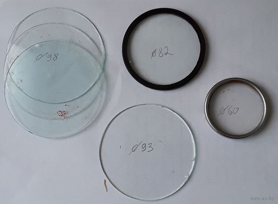 Стекла от настольных часов