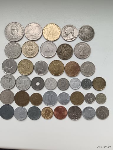 Сборный лот монет мира.