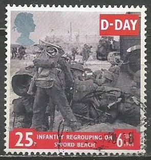 Британия. 50 лет высадки Союзников в Нормандии. 1994г. Mi#1520.