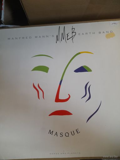 MANFRED MANN'S EARTH BAND" MASQUE" 1987 LP GERMANY VIRGIN 10 RECORDS 206632  -   -NM/NM