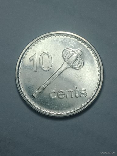 Фиджи 10 центов 2009 года .